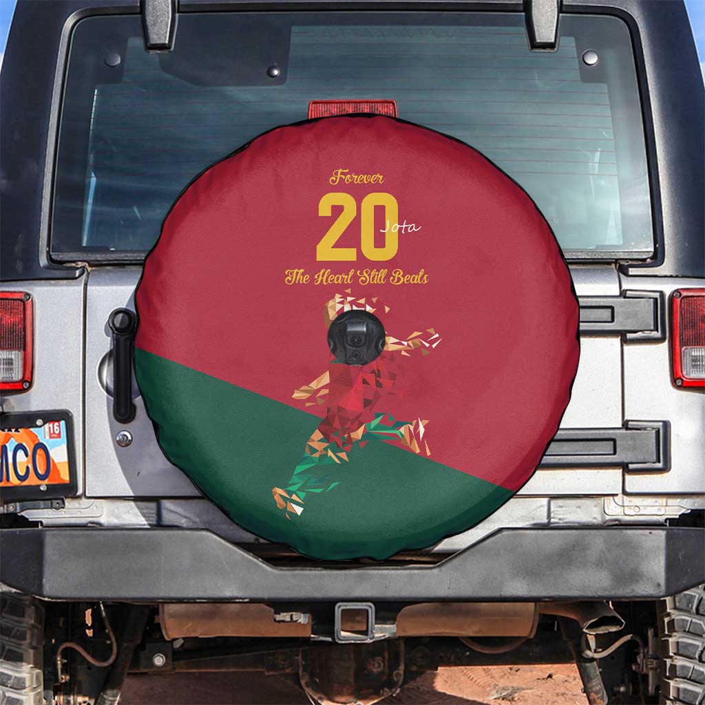 Portuguese Footballer Memorial Spare Tire Cover Forever 20 The Heart Still Beats - Wonder Print Shop