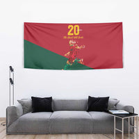 Portuguese Footballer Memorial Tapestry Forever 20 The Heart Still Beats - Wonder Print Shop