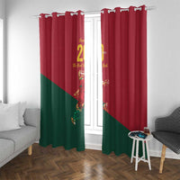 Portuguese Footballer Memorial Window Curtain Forever 20 The Heart Still Beats - Wonder Print Shop