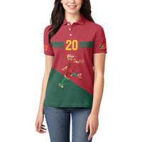 Portuguese Footballer Memorial Women Polo Shirt Forever 20 The Heart Still Beats - Wonder Print Shop