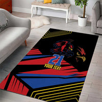 Custom Caribbean Cricket Antigua and Barbuda Area Rug - Wonder Print Shop