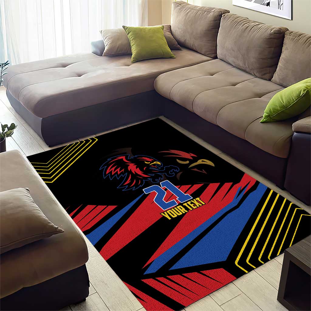 Custom Caribbean Cricket Antigua and Barbuda Area Rug - Wonder Print Shop