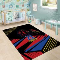 Custom Caribbean Cricket Antigua and Barbuda Area Rug - Wonder Print Shop