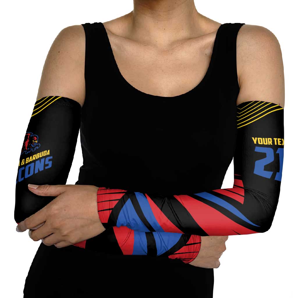 Custom Caribbean Cricket Antigua and Barbuda Arm Sleeves - Wonder Print Shop