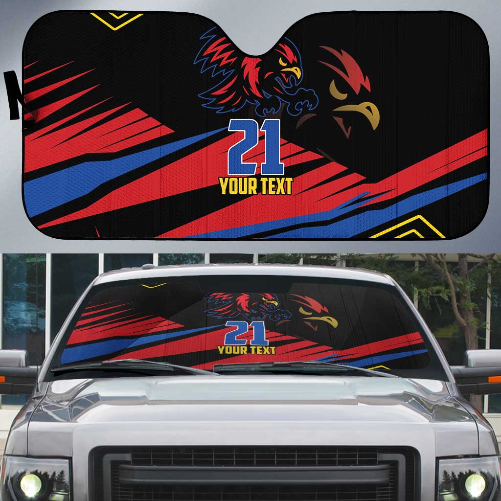 Custom Caribbean Cricket Antigua and Barbuda Auto Sun Shade - Wonder Print Shop