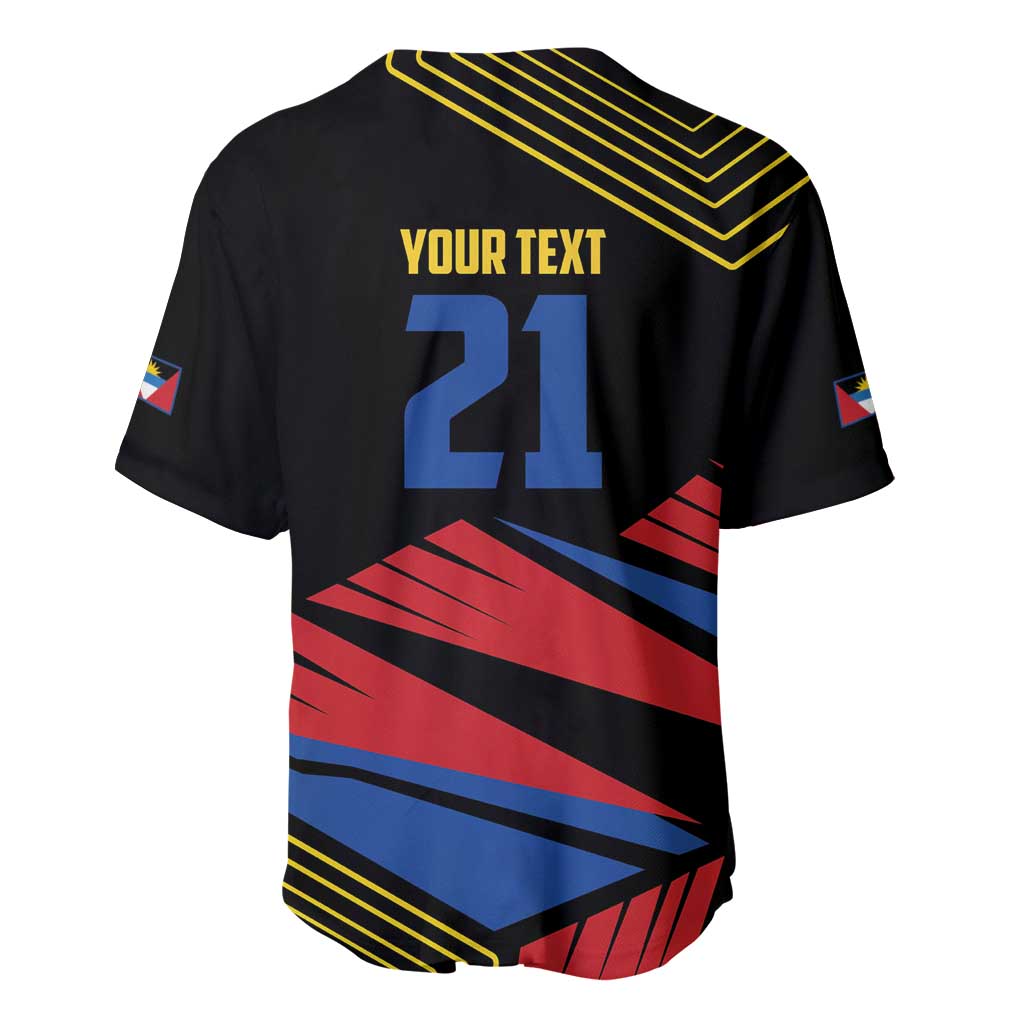 Custom Caribbean Cricket Antigua and Barbuda Baseball Jersey - Wonder Print Shop