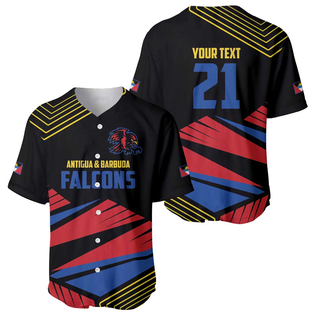 Custom Caribbean Cricket Antigua and Barbuda Baseball Jersey - Wonder Print Shop