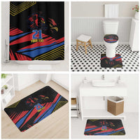 Custom Caribbean Cricket Antigua and Barbuda Bathroom Set - Wonder Print Shop