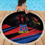 Custom Caribbean Cricket Antigua and Barbuda Beach Blanket - Wonder Print Shop
