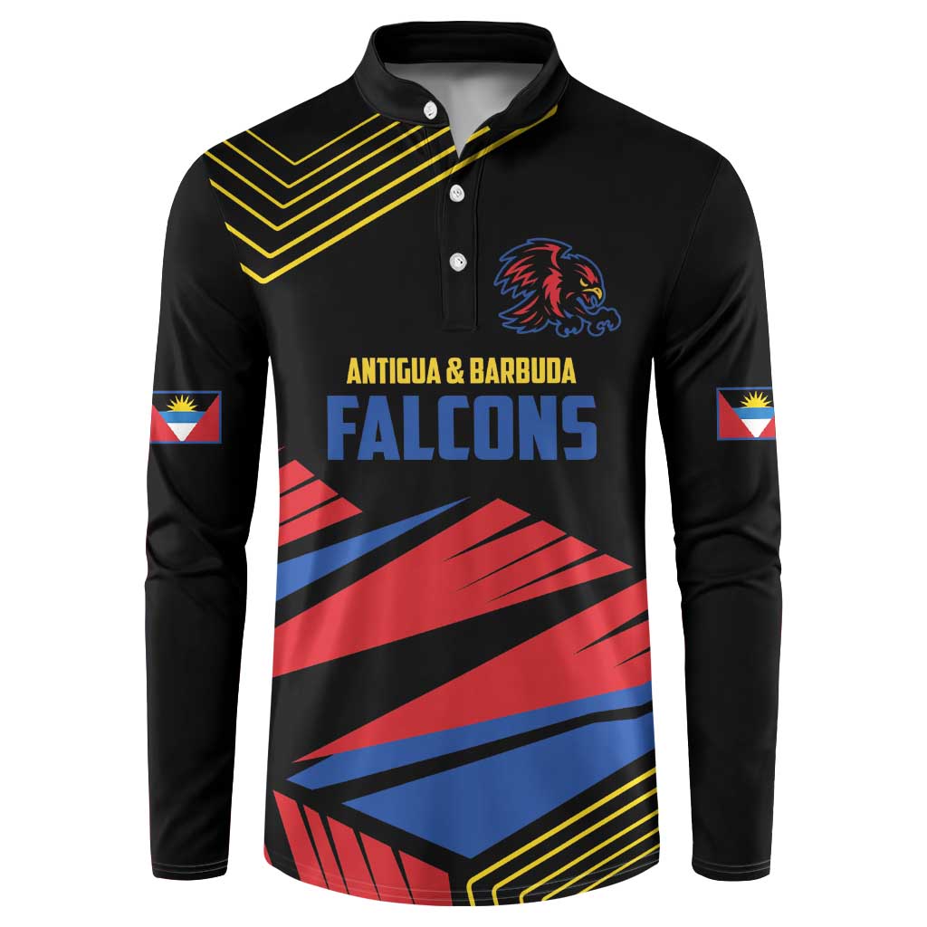 Custom Caribbean Cricket Antigua and Barbuda Button Sweatshirt - Wonder Print Shop