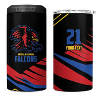 Custom Caribbean Cricket Antigua and Barbuda 4 in 1 Can Cooler Tumbler - Wonder Print Shop