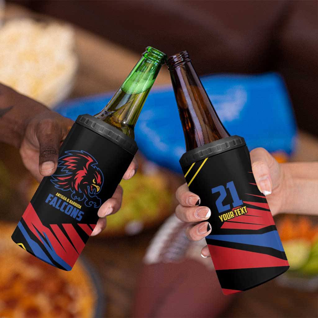 Custom Caribbean Cricket Antigua and Barbuda 4 in 1 Can Cooler Tumbler - Wonder Print Shop