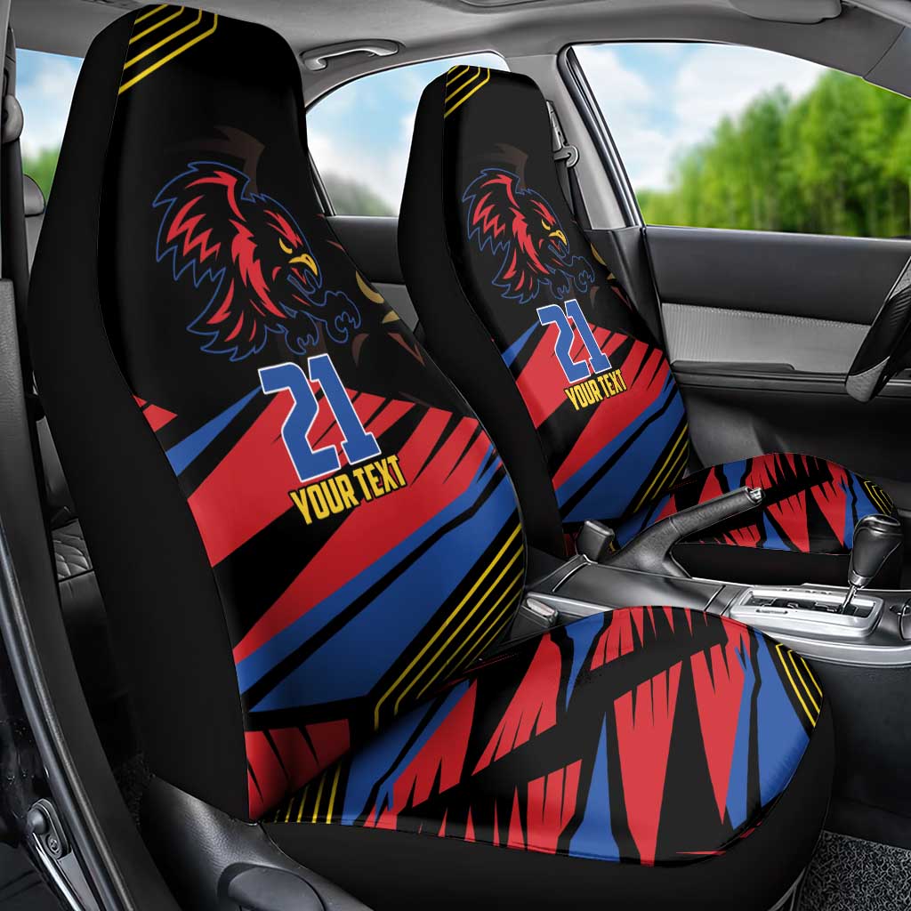 Custom Caribbean Cricket Antigua and Barbuda Car Seat Cover - Wonder Print Shop