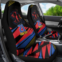 Custom Caribbean Cricket Antigua and Barbuda Car Seat Cover - Wonder Print Shop