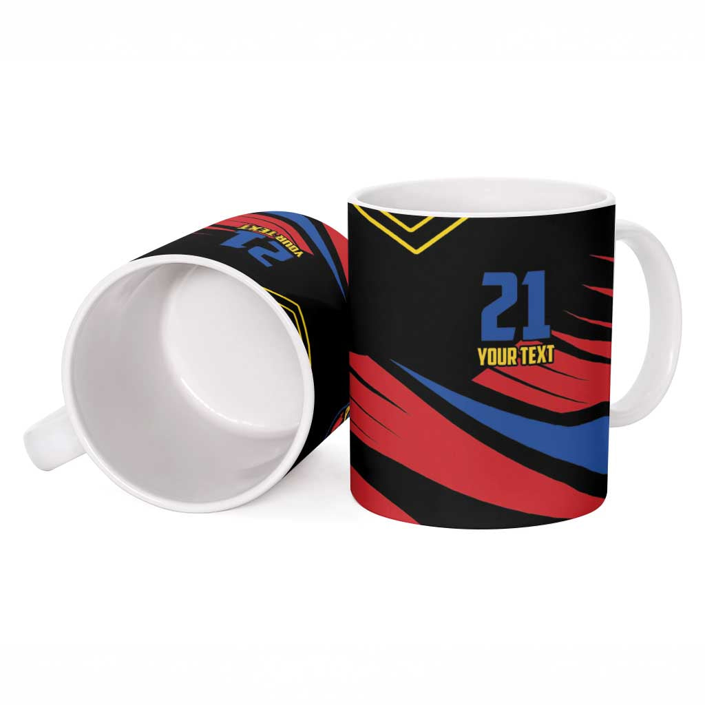 Custom Caribbean Cricket Antigua and Barbuda Ceramic Mug - Wonder Print Shop