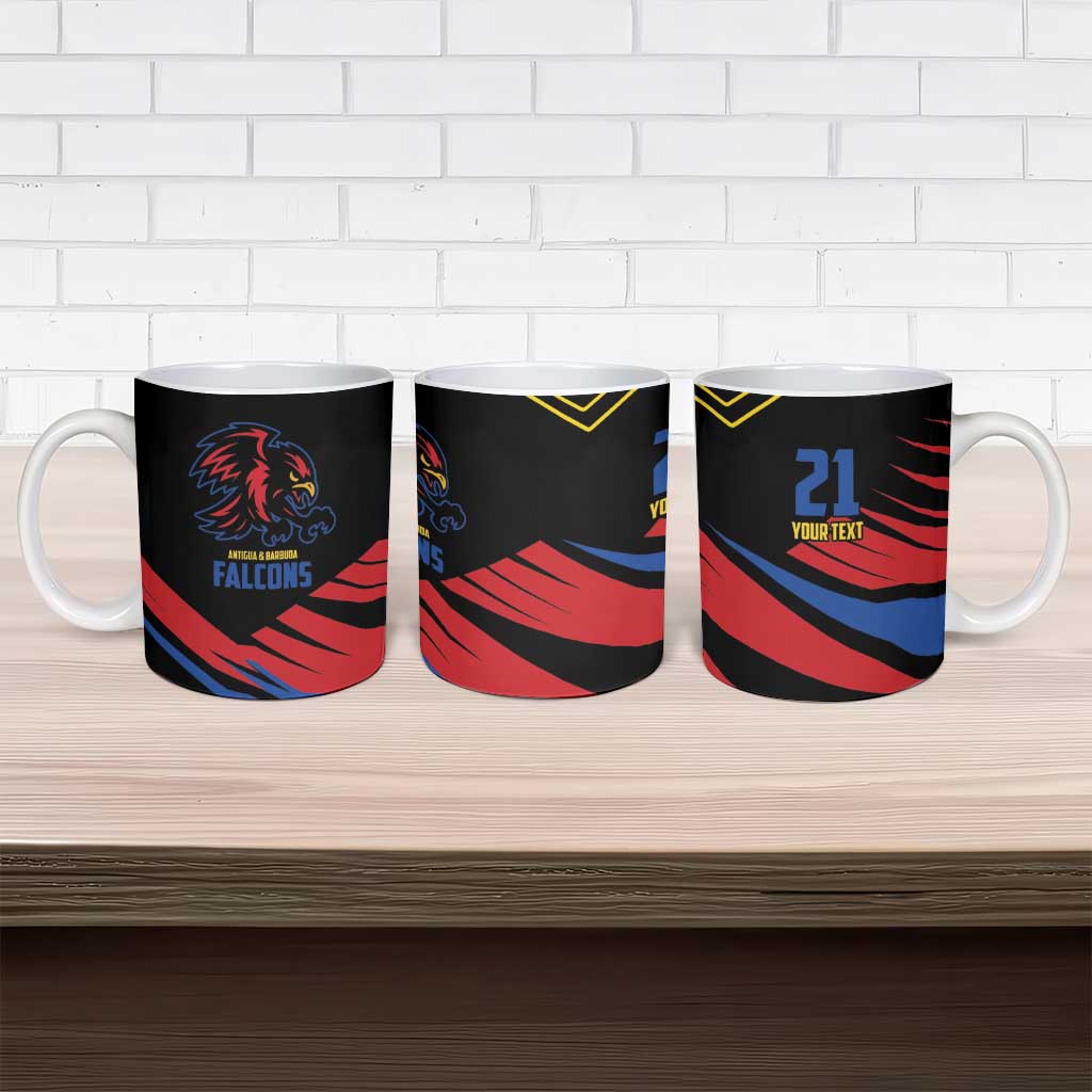 Custom Caribbean Cricket Antigua and Barbuda Ceramic Mug - Wonder Print Shop
