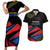 Custom Caribbean Cricket Antigua and Barbuda Couples Matching Short Sleeve Bodycon Dress and Hawaiian Shirt - Wonder Print Shop