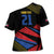 Custom Caribbean Cricket Antigua and Barbuda Cross Shoulder Shirt - Wonder Print Shop