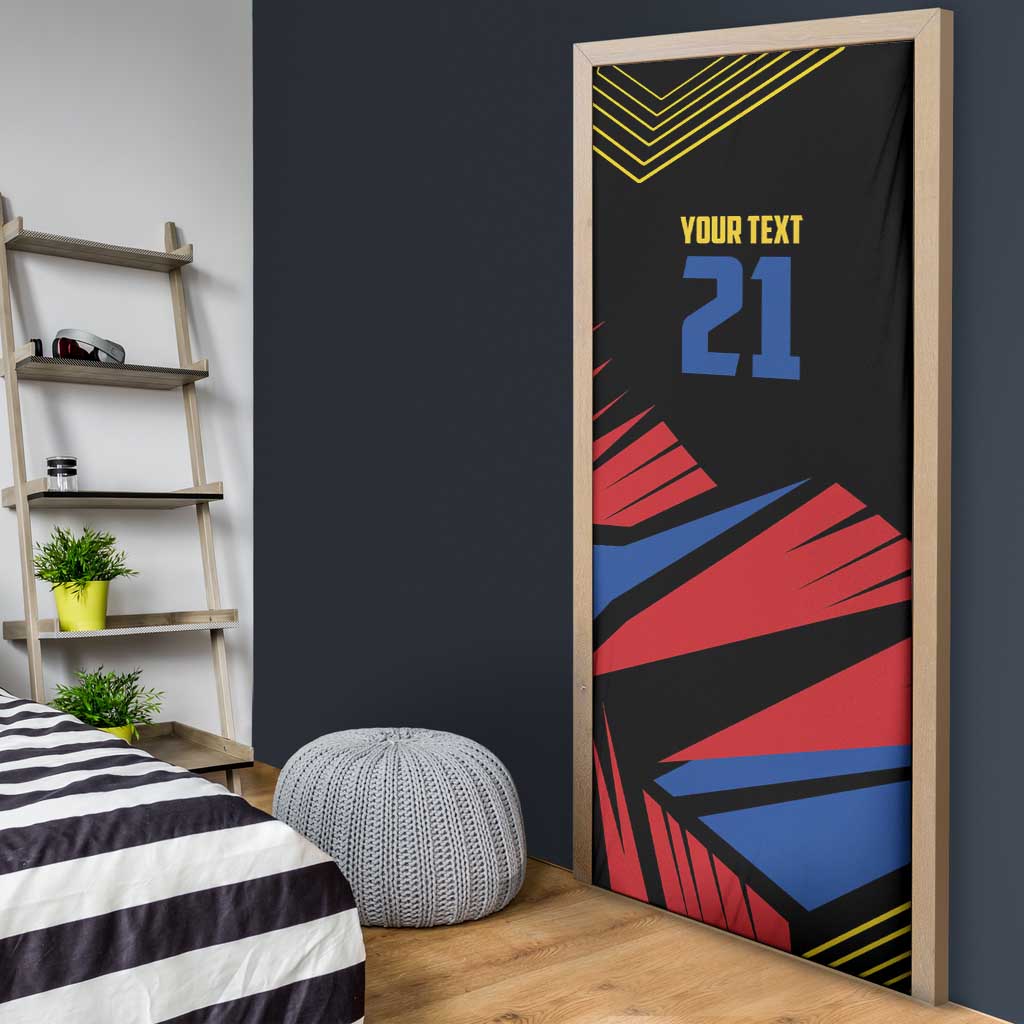 Custom Caribbean Cricket Antigua and Barbuda Door Cover - Wonder Print Shop