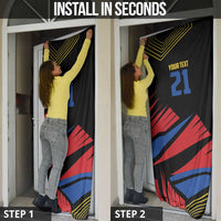 Custom Caribbean Cricket Antigua and Barbuda Door Cover - Wonder Print Shop