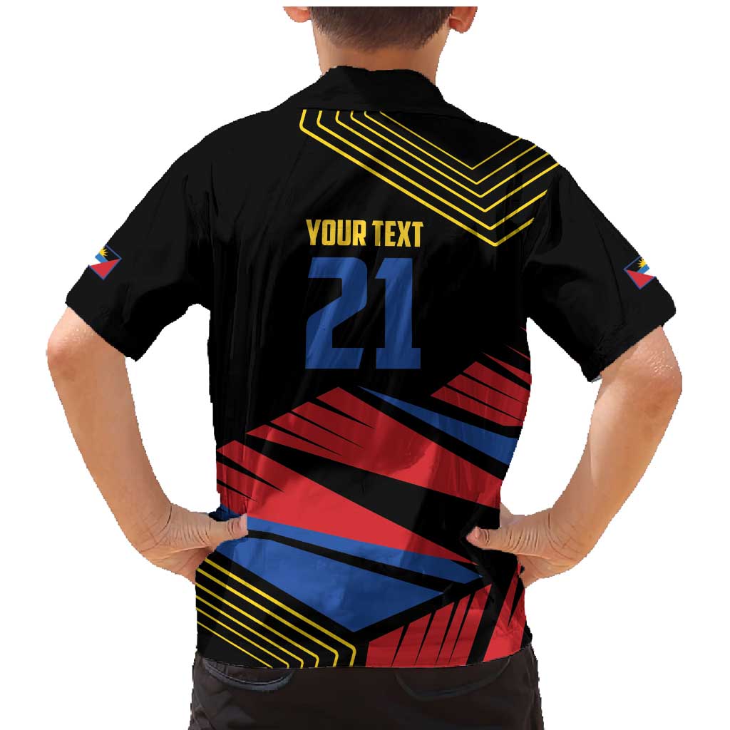 Custom Caribbean Cricket Antigua and Barbuda Family Matching Mermaid Dress and Hawaiian Shirt - Wonder Print Shop