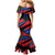 Custom Caribbean Cricket Antigua and Barbuda Family Matching Mermaid Dress and Hawaiian Shirt - Wonder Print Shop