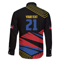 Custom Caribbean Cricket Antigua and Barbuda Family Matching Off The Shoulder Long Sleeve Dress and Hawaiian Shirt - Wonder Print Shop