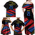 Custom Caribbean Cricket Antigua and Barbuda Family Matching Off Shoulder Maxi Dress and Hawaiian Shirt - Wonder Print Shop