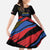 Custom Caribbean Cricket Antigua and Barbuda Family Matching Puletasi and Hawaiian Shirt - Wonder Print Shop