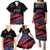 Custom Caribbean Cricket Antigua and Barbuda Family Matching Puletasi and Hawaiian Shirt - Wonder Print Shop