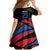 Custom Caribbean Cricket Antigua and Barbuda Family Matching Short Sleeve Bodycon Dress and Hawaiian Shirt - Wonder Print Shop
