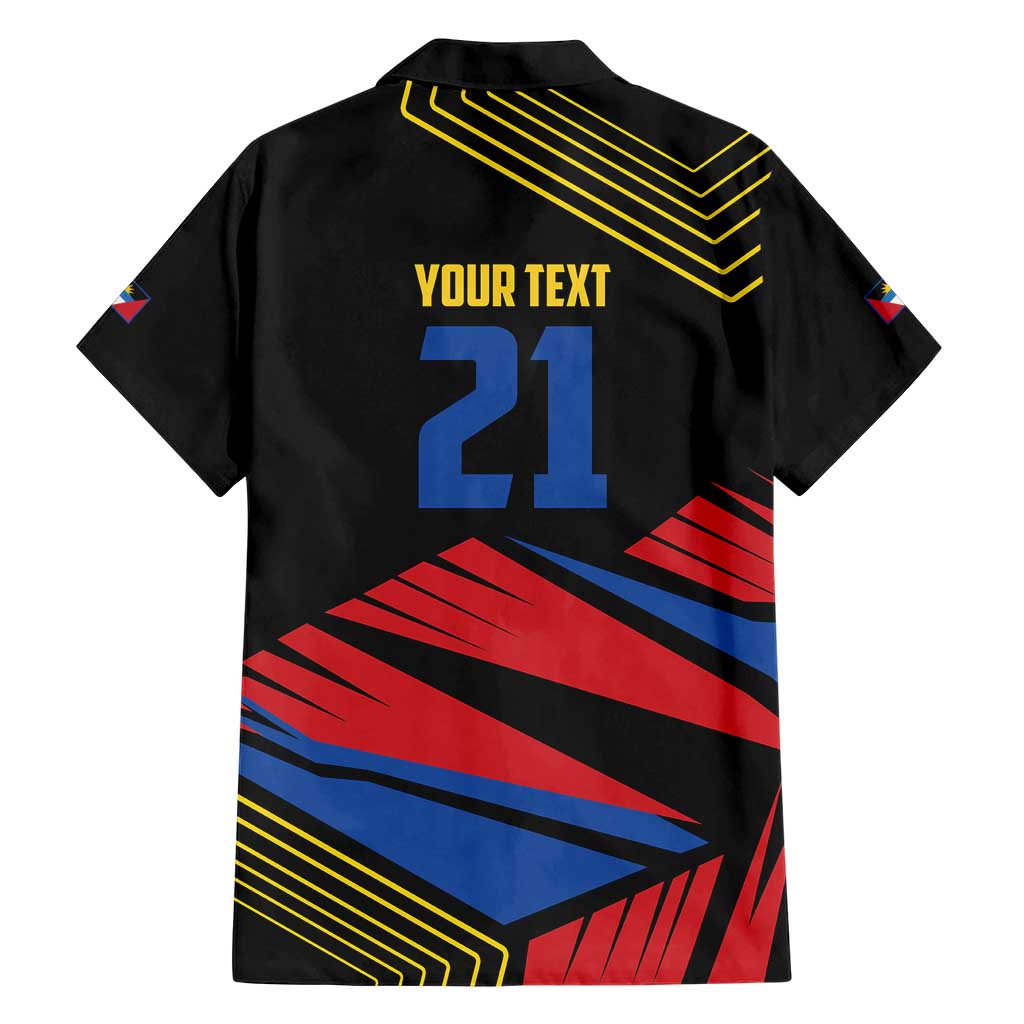 Custom Caribbean Cricket Antigua and Barbuda Family Matching Short Sleeve Bodycon Dress and Hawaiian Shirt - Wonder Print Shop