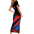 Custom Caribbean Cricket Antigua and Barbuda Family Matching Short Sleeve Bodycon Dress and Hawaiian Shirt - Wonder Print Shop