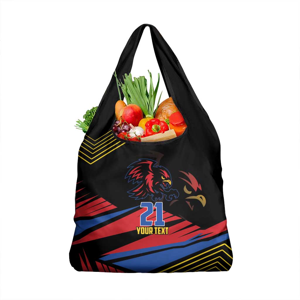 Custom Caribbean Cricket Antigua and Barbuda Grocery Bag - Wonder Print Shop