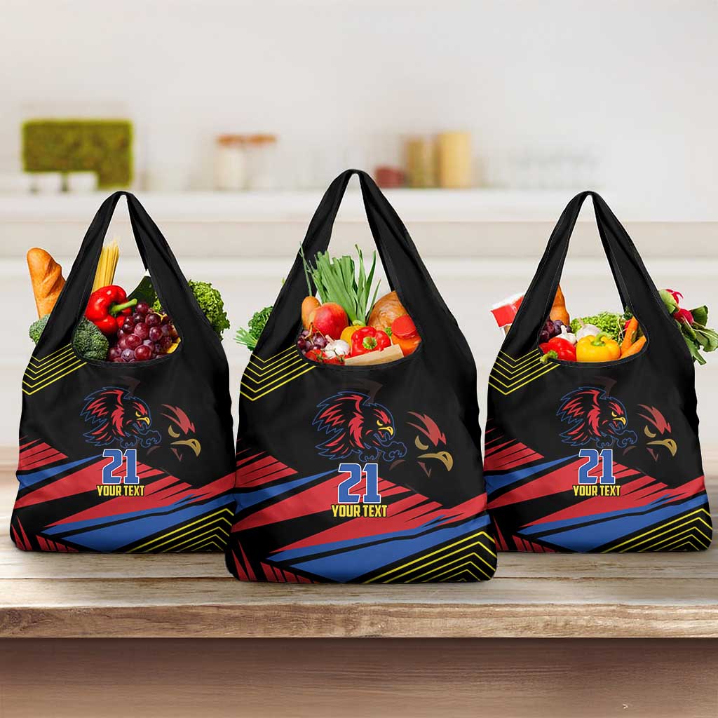 Custom Caribbean Cricket Antigua and Barbuda Grocery Bag - Wonder Print Shop