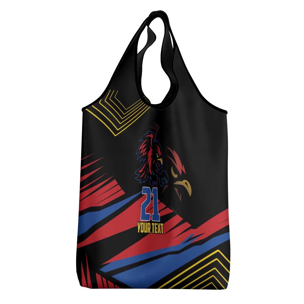 Custom Caribbean Cricket Antigua and Barbuda Grocery Bag - Wonder Print Shop