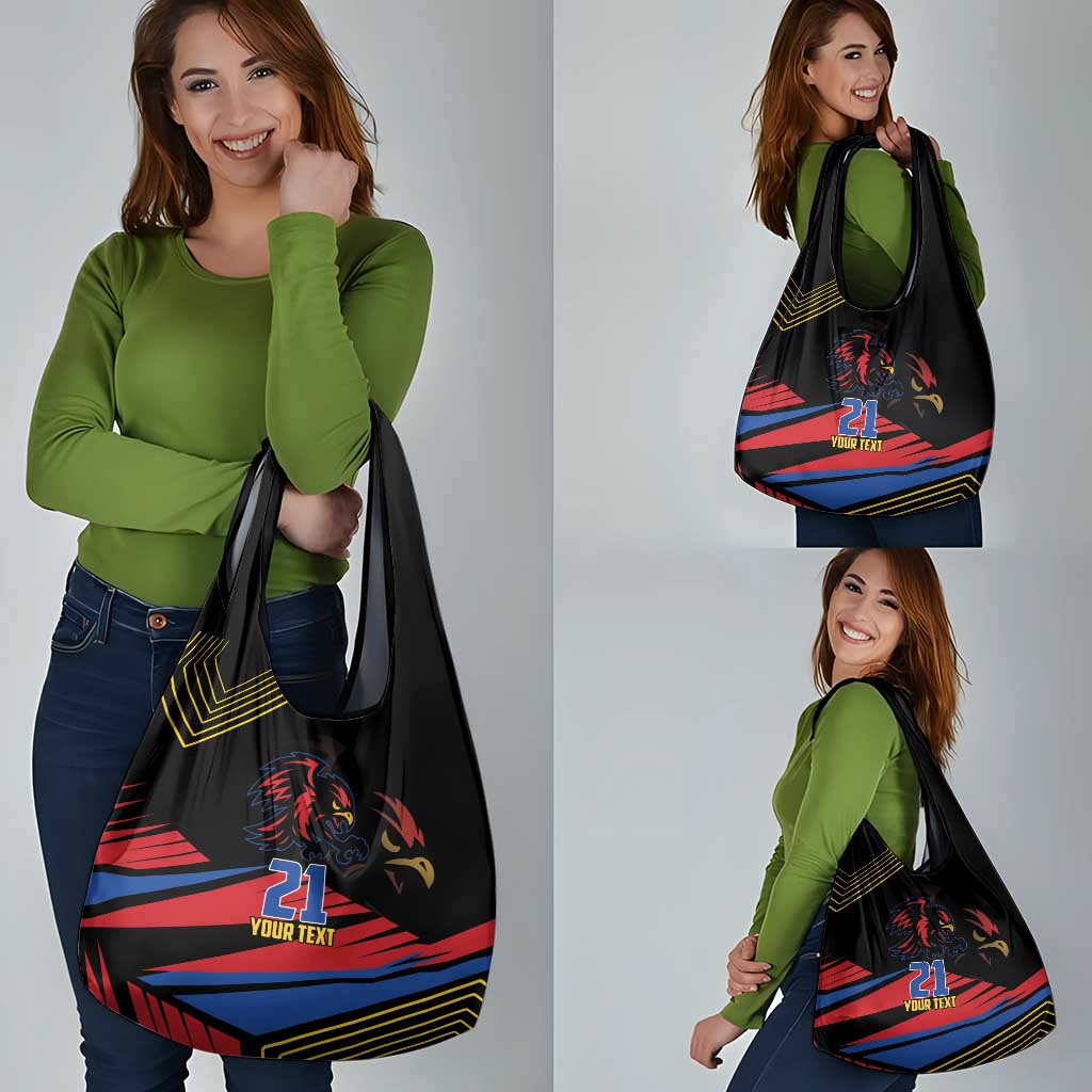 Custom Caribbean Cricket Antigua and Barbuda Grocery Bag - Wonder Print Shop