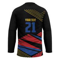 Custom Caribbean Cricket Antigua and Barbuda Hockey Jersey - Wonder Print Shop