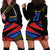 Custom Caribbean Cricket Antigua and Barbuda Hoodie Dress - Wonder Print Shop