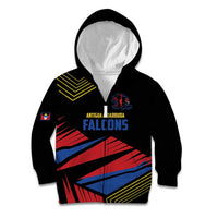 Custom Caribbean Cricket Antigua and Barbuda Kid Hoodie - Wonder Print Shop