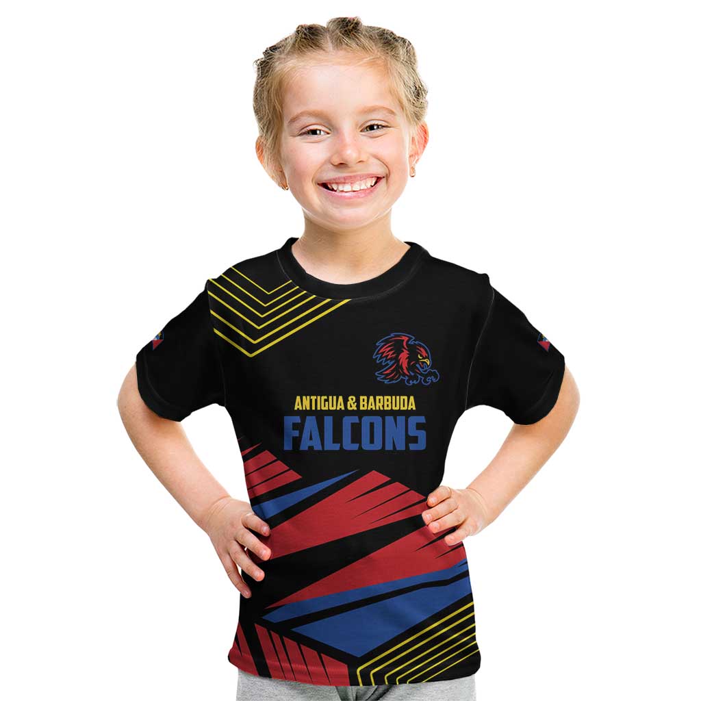 Custom Caribbean Cricket Antigua and Barbuda Kid T Shirt - Wonder Print Shop