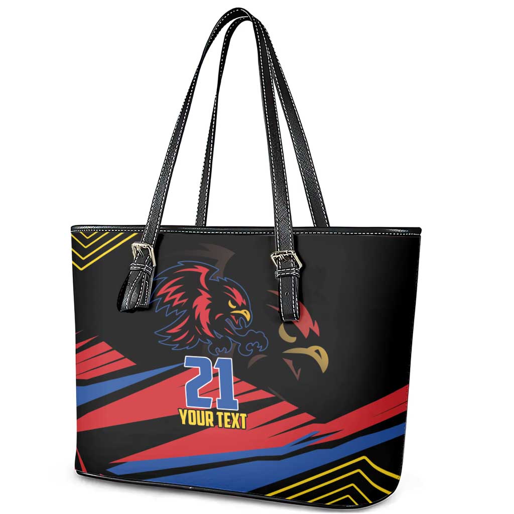 Custom Caribbean Cricket Antigua and Barbuda Leather Tote Bag - Wonder Print Shop