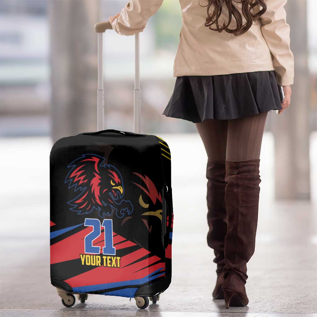 Custom Caribbean Cricket Antigua and Barbuda Luggage Cover - Wonder Print Shop