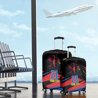 Custom Caribbean Cricket Antigua and Barbuda Luggage Cover - Wonder Print Shop