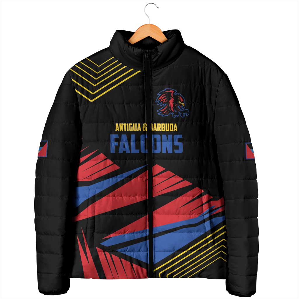 Custom Caribbean Cricket Antigua and Barbuda Padded Jacket - Wonder Print Shop