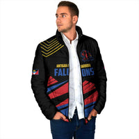 Custom Caribbean Cricket Antigua and Barbuda Padded Jacket - Wonder Print Shop
