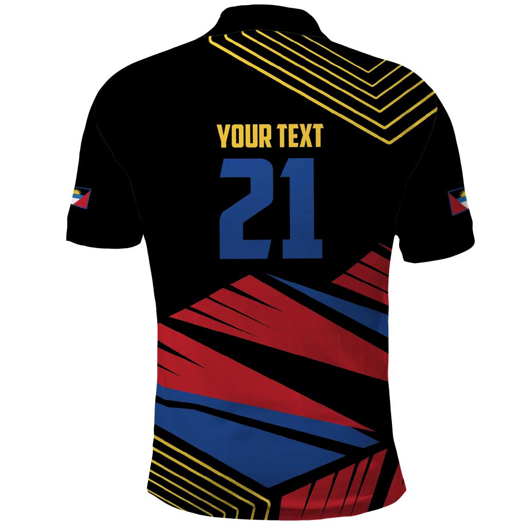 Custom Caribbean Cricket Antigua and Barbuda Polo Shirt - Wonder Print Shop