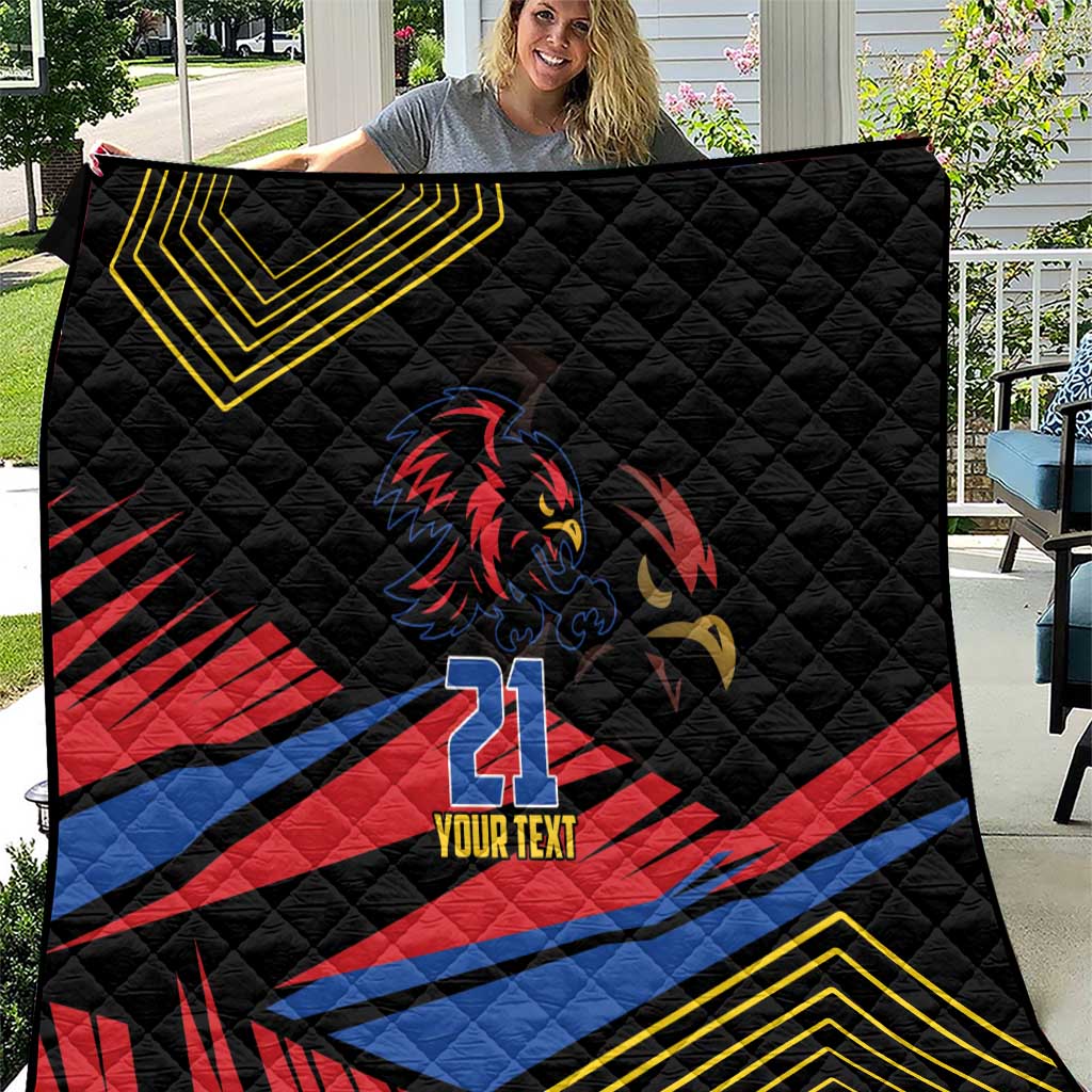 Custom Caribbean Cricket Antigua and Barbuda Quilt - Wonder Print Shop