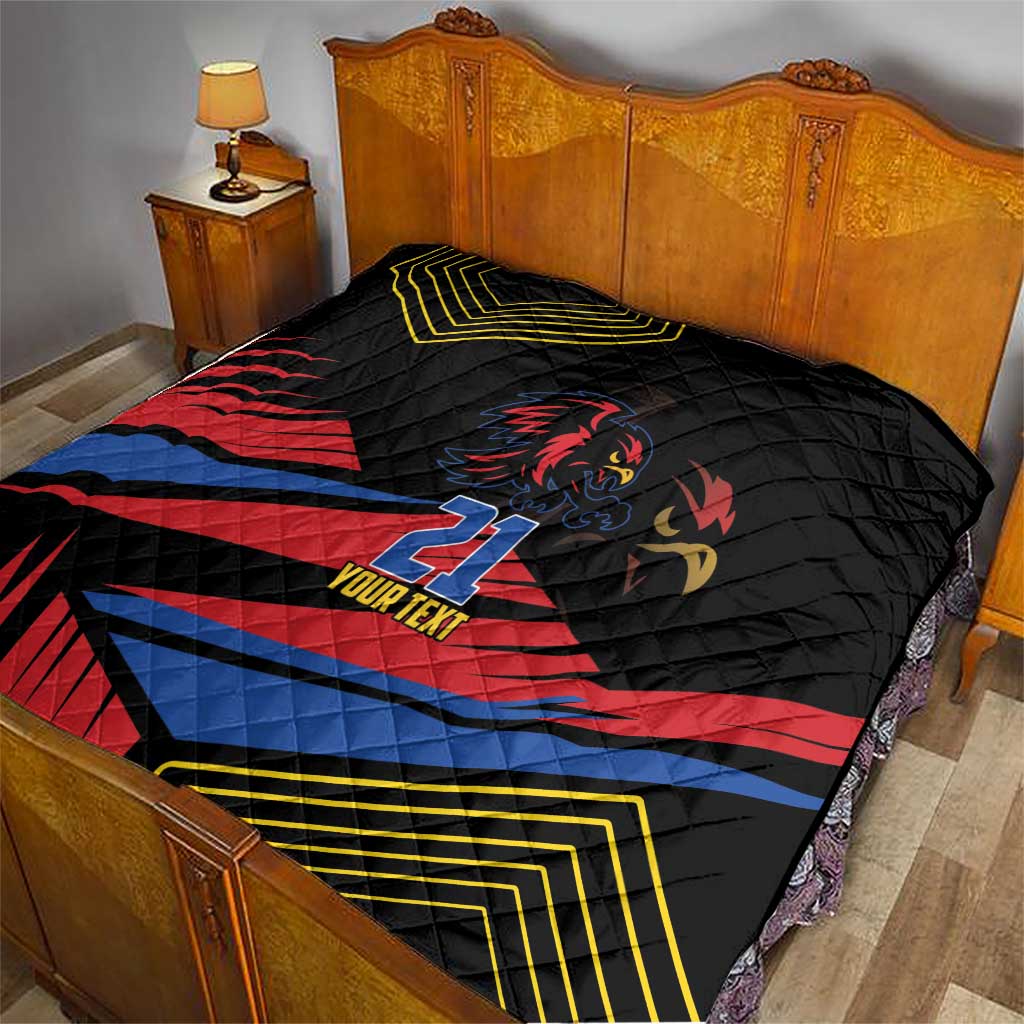 Custom Caribbean Cricket Antigua and Barbuda Quilt - Wonder Print Shop