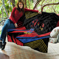 Custom Caribbean Cricket Antigua and Barbuda Quilt - Wonder Print Shop